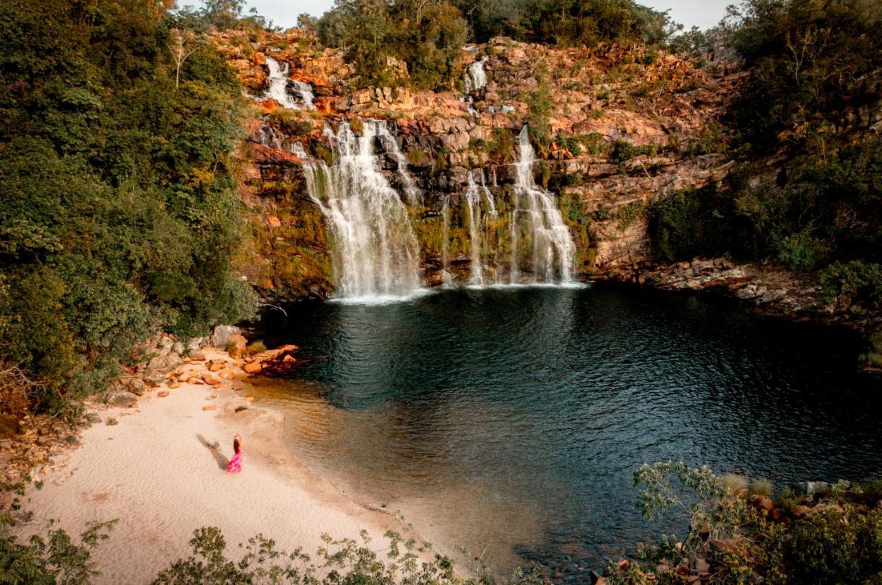 Pousada Cachoeira Poco Encantado Алту-Параїзу-ді-Гояс Екстер'єр фото
